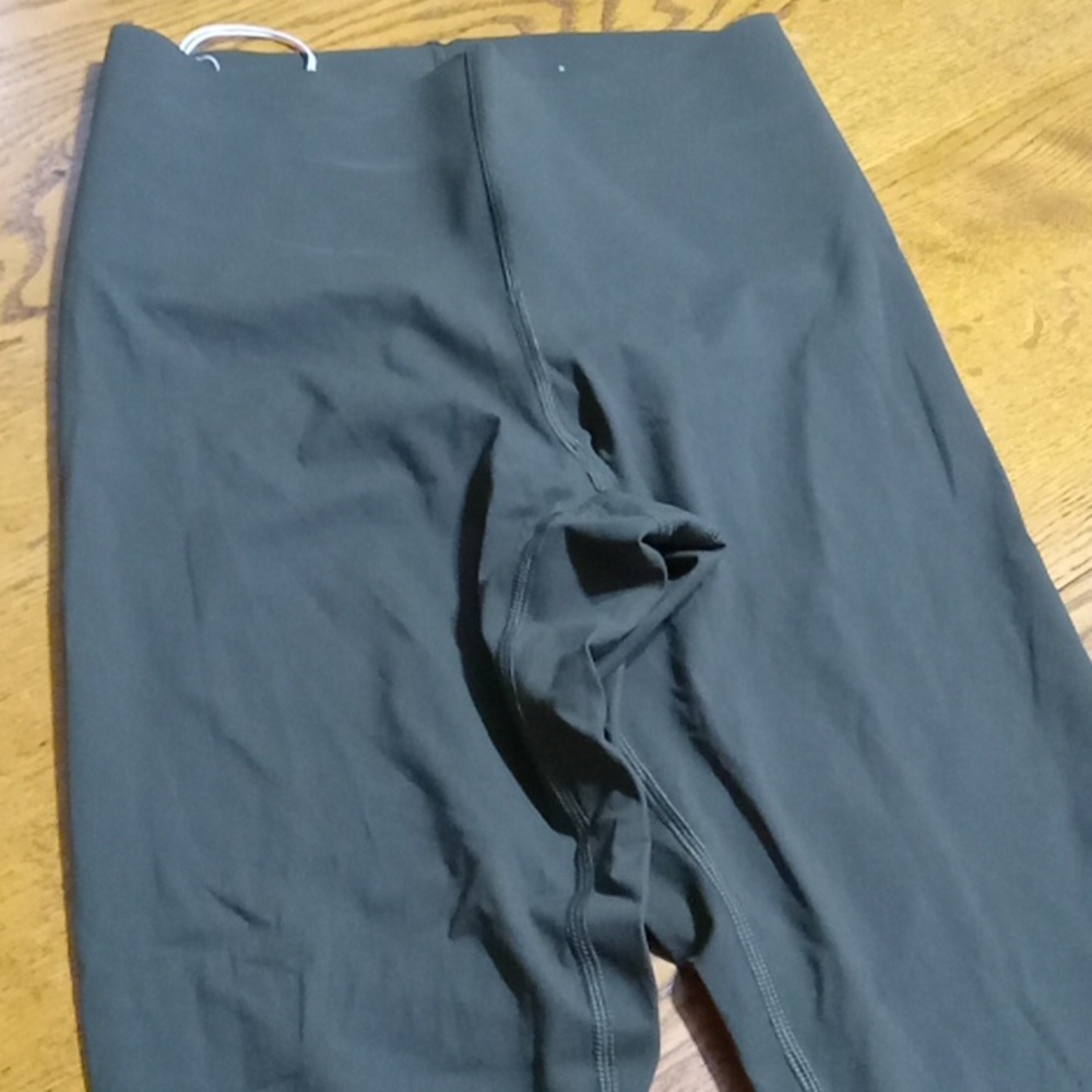 EVERLANE Women's Pants  SMALL Athleticwear GREEN LEGGINGS NEW DARK FOREST - Picture 2 of 8